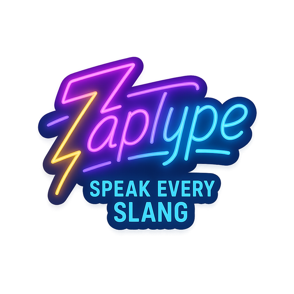 ZapType neon logo
